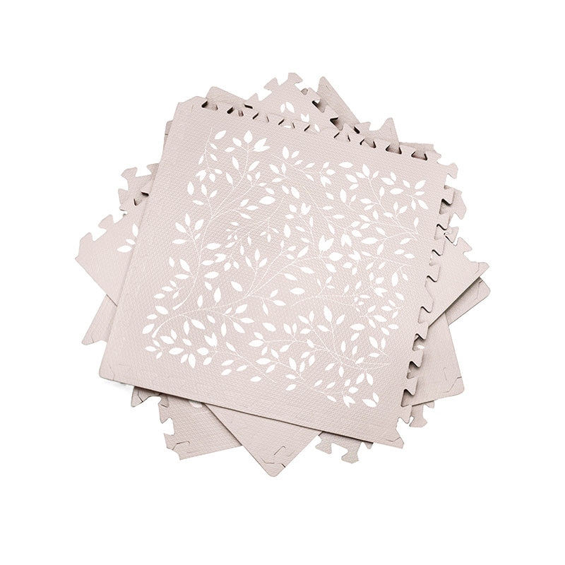 Evibell® Igralna podloga Puzzle 120x180 Leaves Raspberry Evibell