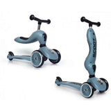 Scoot & Ride® Bici senza pedali e monopattino 2 in 1 Highwaykick 1 Steel