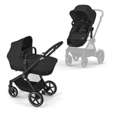 Cybex® Poussette Eos™ Lux Moon Black (Black Frame)