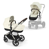 Cybex® Poussette Eos™ Lux Seashell Beige (Taupe Frame)