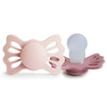 Frigg® Simetrična Duda iz silikona Lucky Blush/Cedar (6-18m)