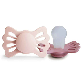 Frigg® Simetrična Duda od silikona Lucky Blush/Cedar (6-18m)