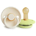 Frigg® Natural rubber Pacifier Rope Cream/Green Tea