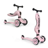 Scoot &Ride® Bici senza pedali e monopattino 2 in 1 Highwaykick 1 Rosa
