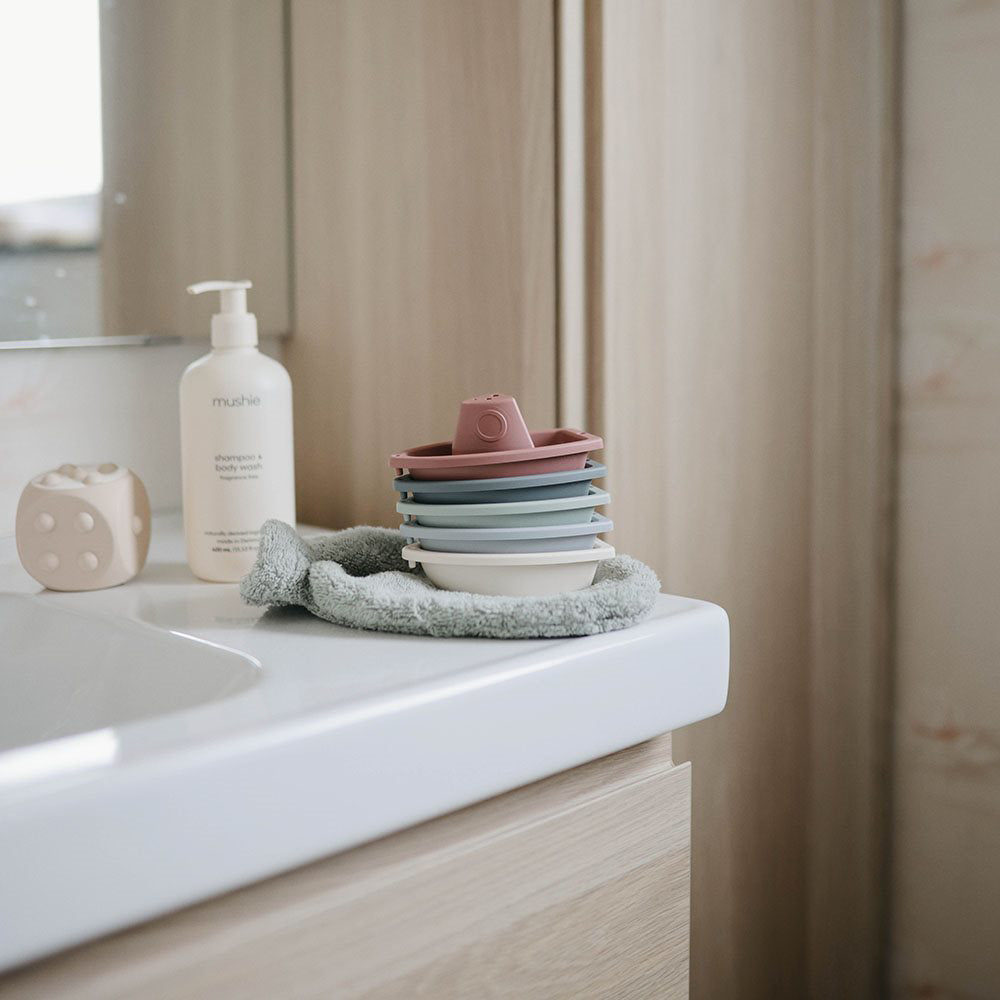 Mushie® Igračke za v kopel Boats Rustic Mushie