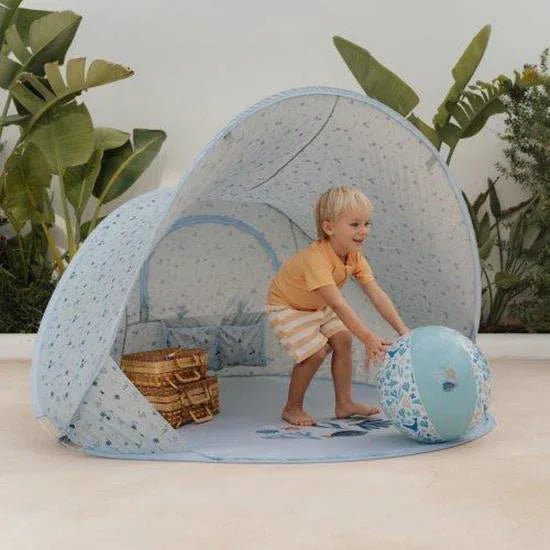 Little Dutch® Pop-up zložljiv šotor z UV zaščito Ocean Dreams Blue Little Dutch