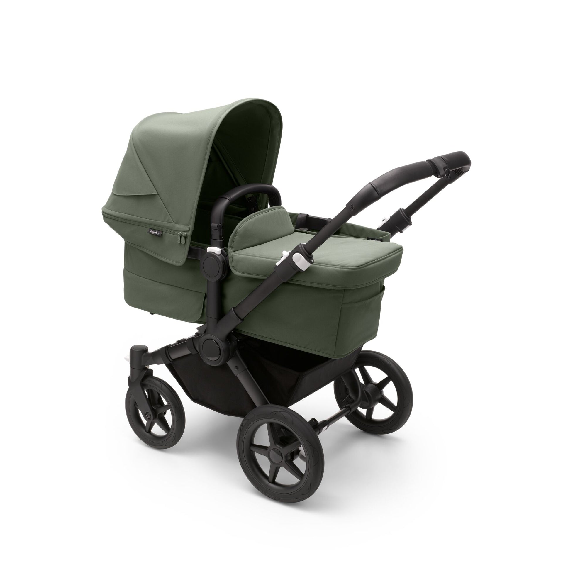 Bugaboo® Otroški voziček 2v1 DONKEY 5 Mono Complete Black/Forest Green - Forest Green Bugaboo