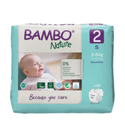Bambo Nature® Plenice Mini Velikost 2 (3-6 kg) 30 kos Bambo Nature