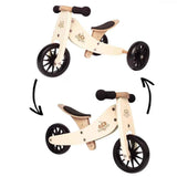Kinderfeets® Draisienne en bois Tiny Tot 2en1 Cream