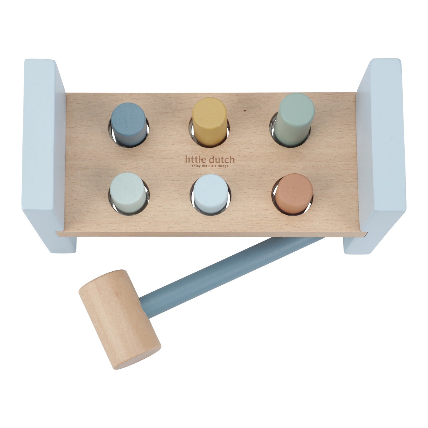 Little Dutch® Lesena igračka s kladivom Forest Friends FSC Little Dutch