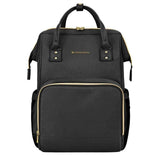 KikkaBoo® Previjalni nahrbtnik Siena Black & Gold 2025