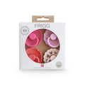 Frigg® Set 4 dudic iz kavčuka Rosy Romance (0-6m)