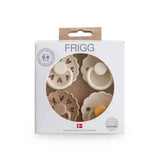 Frigg® 4-Pack Pacifiers Round Silicone Snowflake Dream (0-6m)