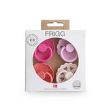 Frigg® 4-Pack Pacifiers Round Silicone Rosy Romance (0-6m)