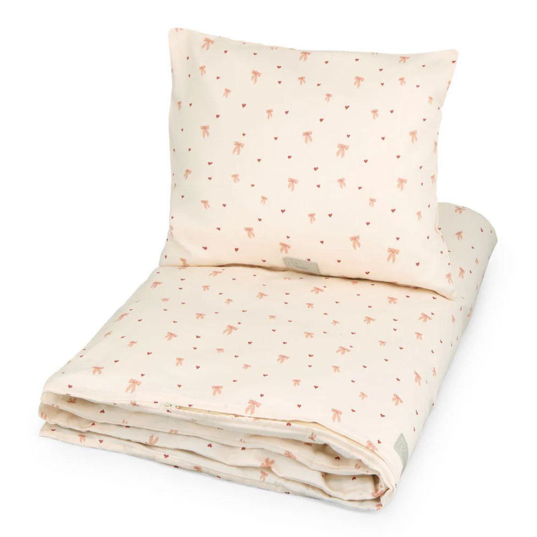 CamCam® Otroška posteljnina BABY 70x100 GOTS Bows Cam Cam Copenhagen