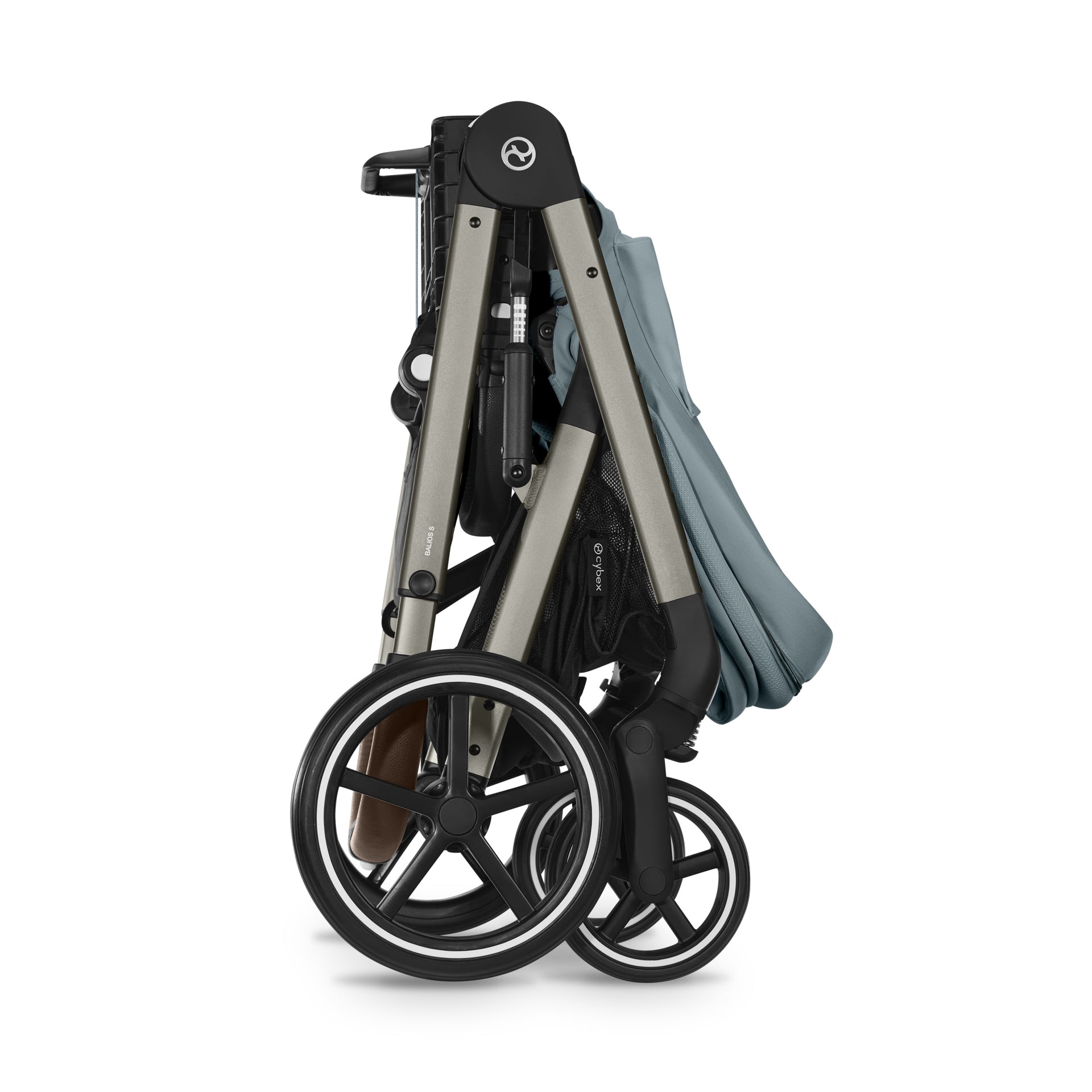 Cybex® Otroški voziček 3v1 Balios S Lux + Avtosedež Cloud G Stormy Blue (+ Rain cover) Cybex