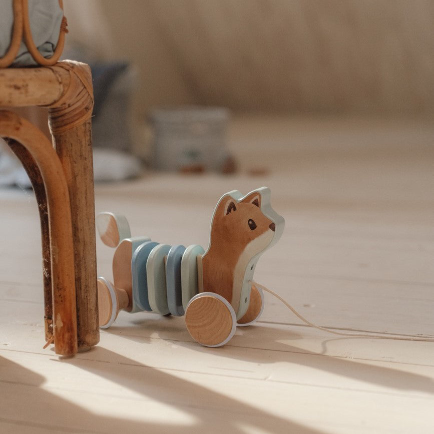 Little Dutch® Lesena igračka na poteg Lisička Forest Friends Little Dutch