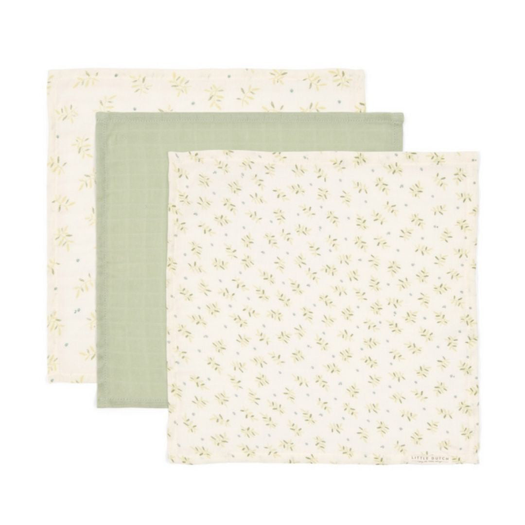 Little Dutch® Komplet krpic za obraz Blueberry Leaves/Sage 25x25 Little Dutch