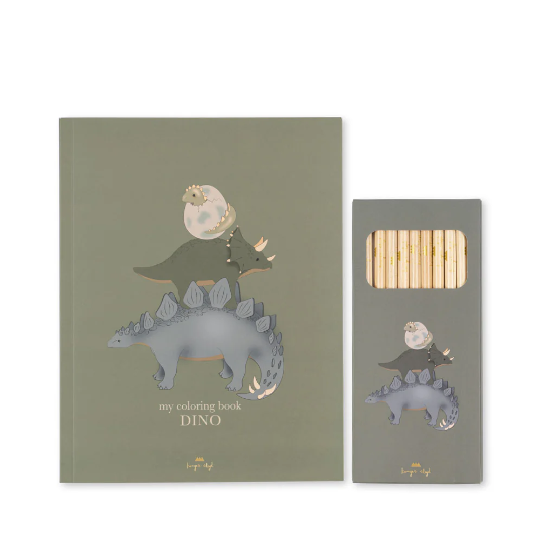 Konges Sløjd® Pobarvanka z voščenkami Dino Konges Sløjd