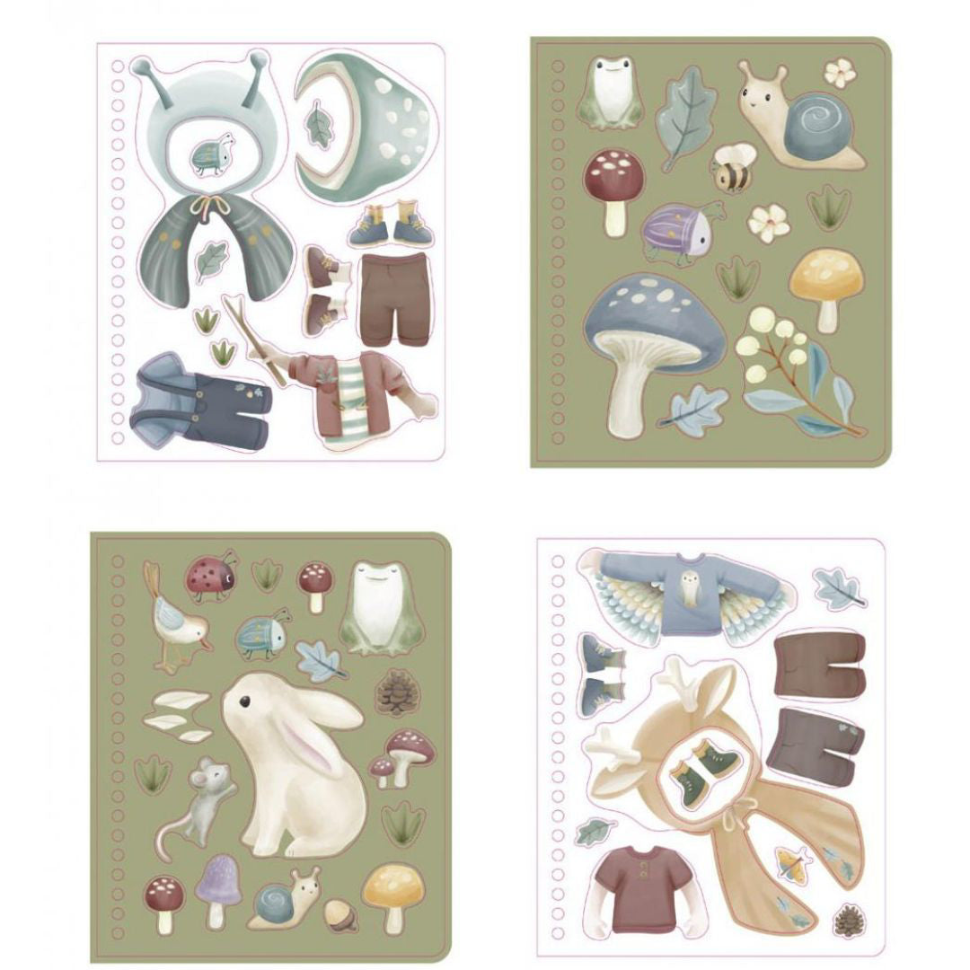 Little Dutch® Knjiga z nalepkami Forest Friends Dress Me Up Little Dutch