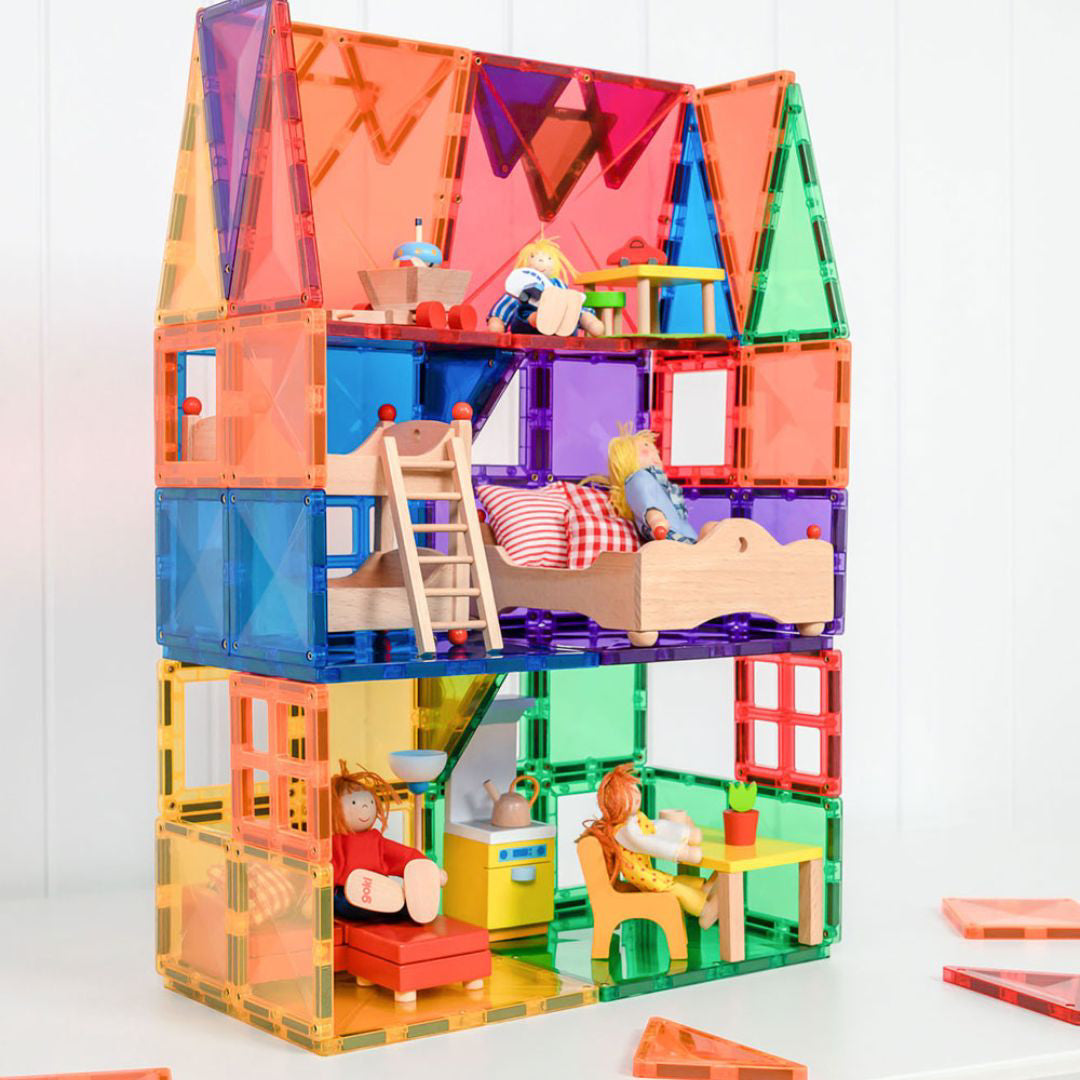 Connetix® Magnetne ploščice Rainbow Starter Pack 60-delni Connetix