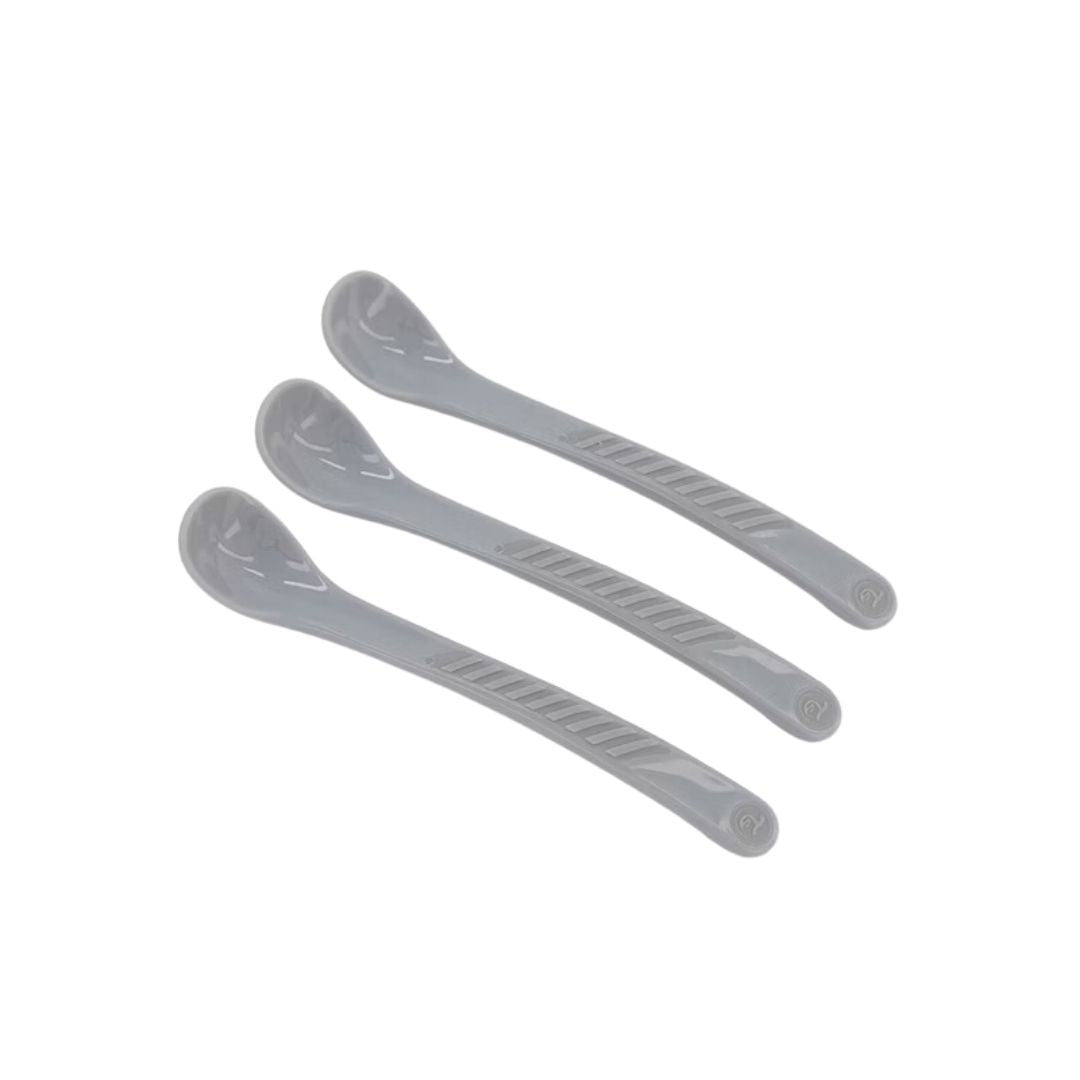 Twistshake® Žlička 3 kos (6+m) Pastel Grey Twistshake