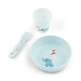 Done by Deer® First Dining Set Foodie Playground Blue