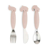 Done by Deer® Cutlery set Deer Friends Powder