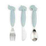 Done by Deer® Cutlery set Deer Friends Blue