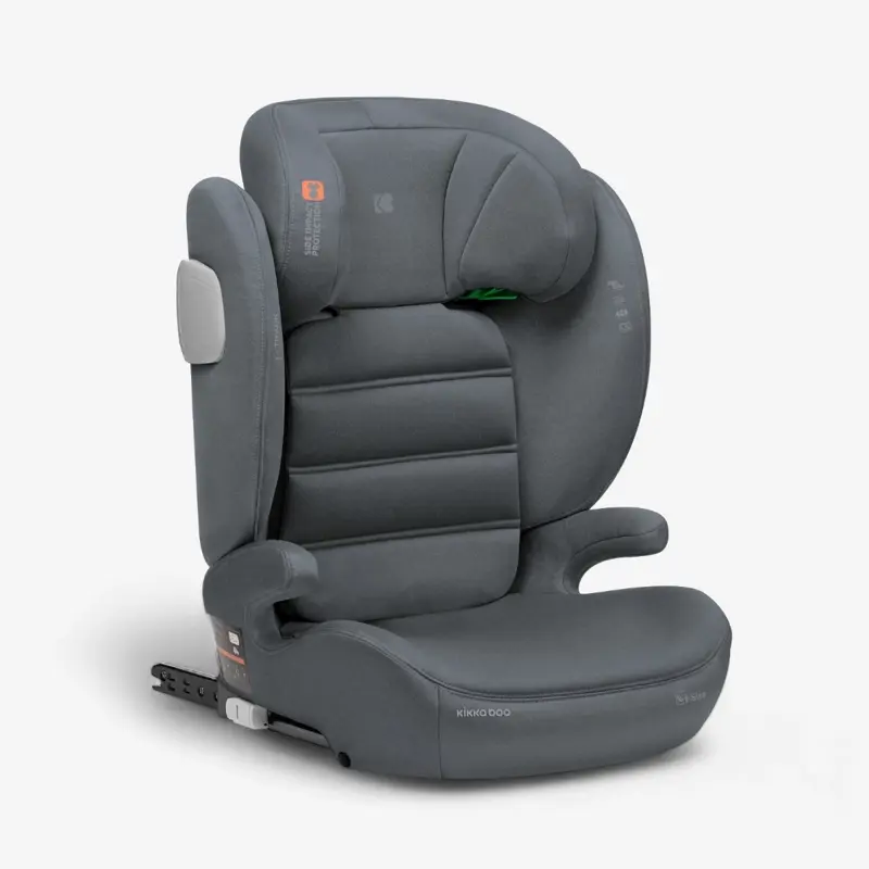 KikkaBoo® Otroški avtosedež i-Track i-SIZE (100-150 cm) Dark Grey KikkaBoo