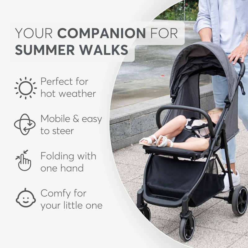 KikkaBoo® Otroški voziček Alexa Peach KikkaBoo