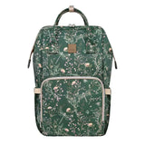 KikkaBoo® Mama bag Siena Luxe Secret Garden Deep Green
