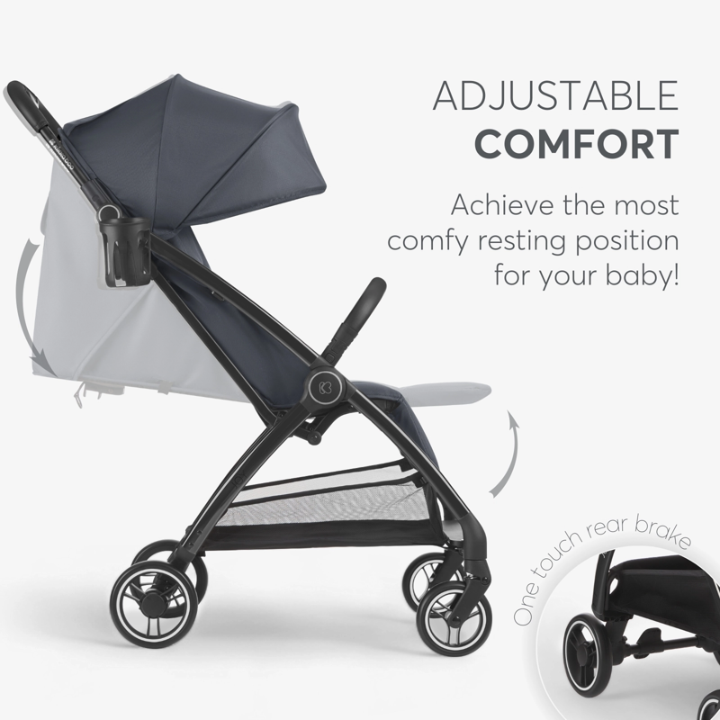 KikkaBoo® Otroški voziček Joy Dark Grey KikkaBoo