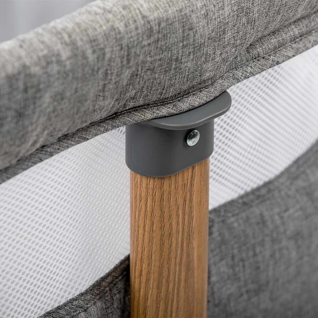 FreeON® Obposteljna posteljica Bliss s predalom grey FreeON