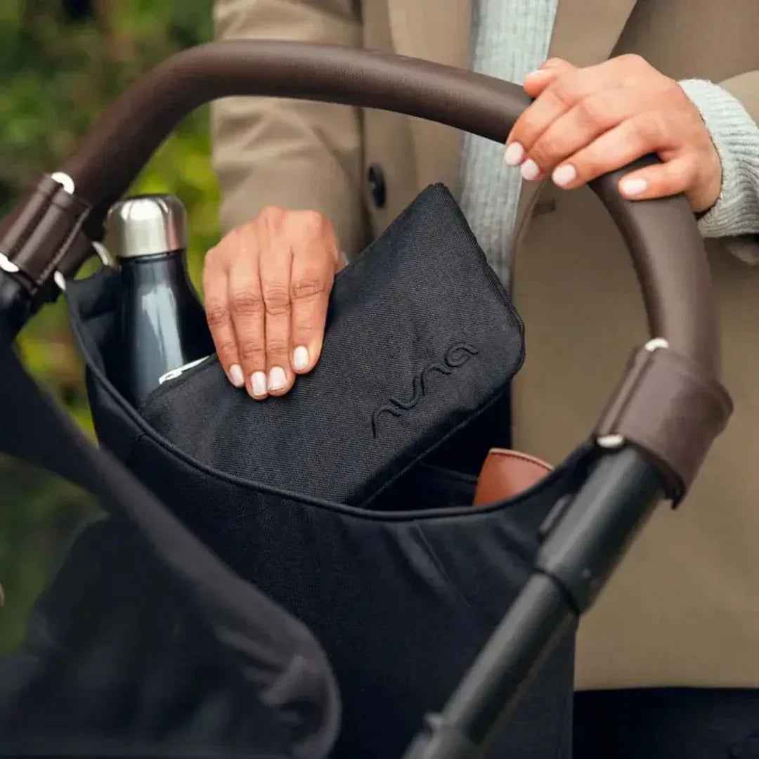 stroller cup holder nuna Nuna® Stroller Organizer Caviar