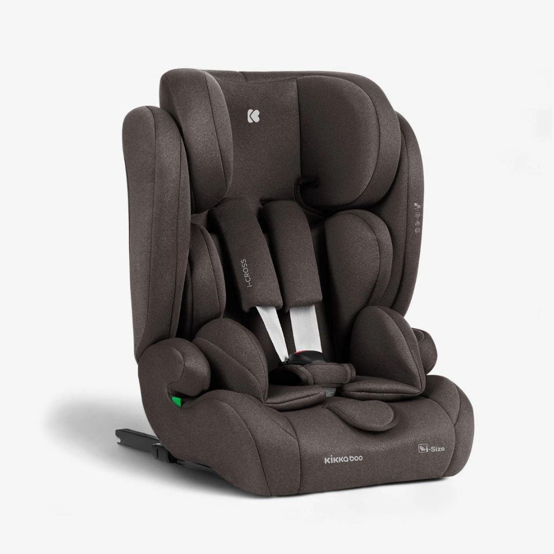 KikkaBoo® Otroški avtosedež i-Cross i-SIZE (76-150 cm) Brown KikkaBoo