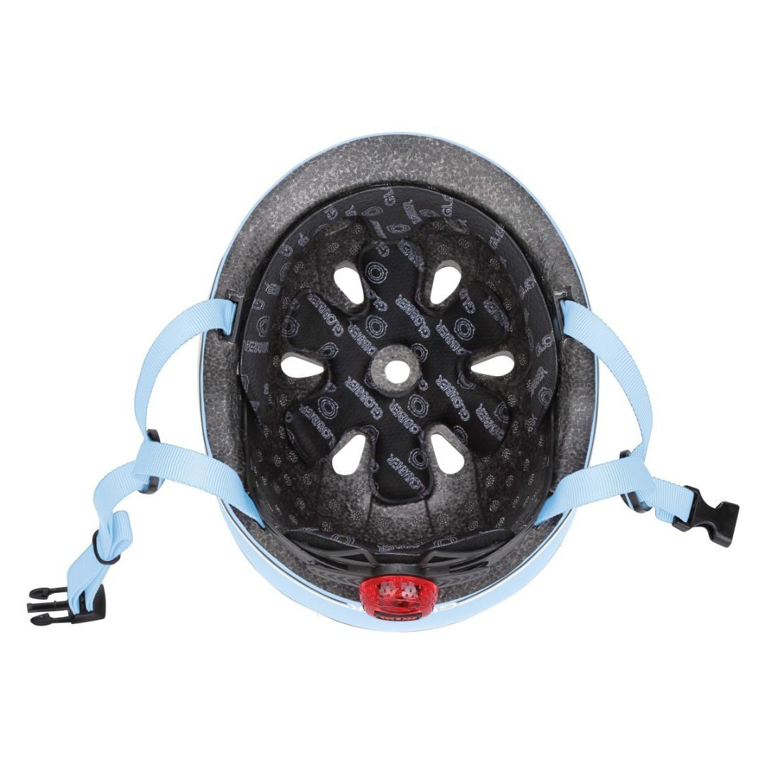 Globber® Otroška čelada z lučko XXS/XS ( 45-51cm ) Pastel Blue Globber