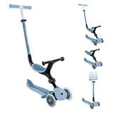 Globber® GO UP  Active ECO Foldable Scooter with Light-Up Wheels Blueberry