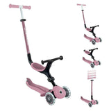 Globber® GO UP  Active ECO Foldable Scooter with Light-Up Wheels Berry