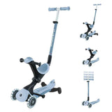 Globber® Monopattino GO UP deluxe 360° con  ruote luminose Blueberry