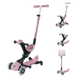 Globber® Monopattino GO UP deluxe 360° con  ruote luminose Berry