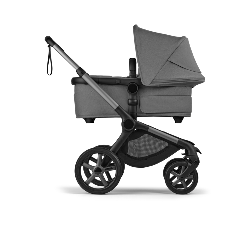 Bugaboo® Otroški voziček 2v1 FOX 5 Renew Complete Black/Moon Grey - Moon Grey Bugaboo