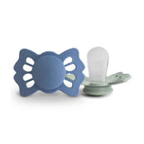 Frigg® Ciuccio simmetrico in silicone Lucky Ocean View/Sage
