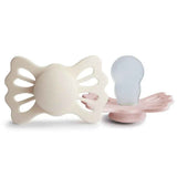 Frigg® Ciuccio simmetrico in silicone Lucky Cream/Blush 