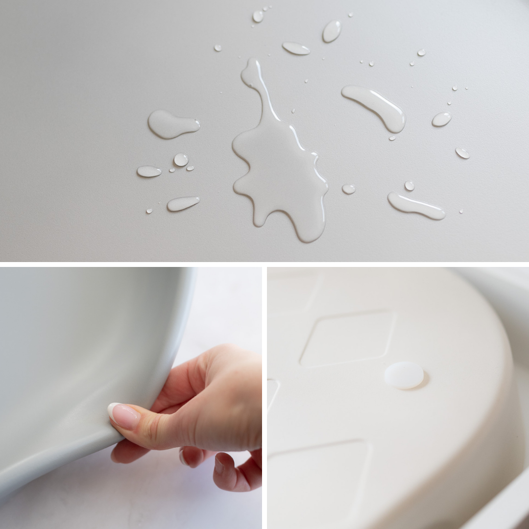 Evibell® Previjalna podloga iz PUR pene Grey Evibell