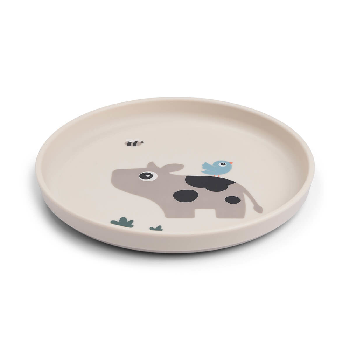 Done by Deer® Otroški krožnik Foodie Tiny Farm Sand Done by Deer