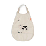 Done by Deer® Pull-over bib Tiny Farm Sand