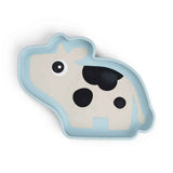 Done by Deer® Silikonski krožnik Stick&Stay Dotti Blue