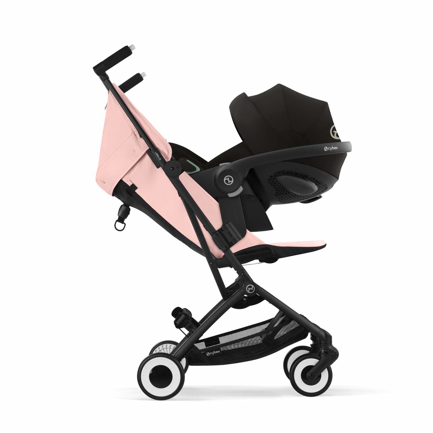 Cybex® Otroški voziček Libelle (0-22kg) Candy Pink (Black Frame) 2025 Cybex