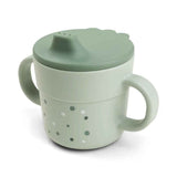 Done by Deer® Skodelica za učenje pitja Foodie Happy Dots Green